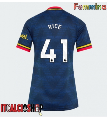 Arsenal Declan Rice #41 Seconda Maglia Femmina 2026-27 Manica Corta